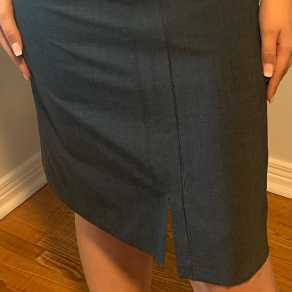 Long Classy Grey Dress - Picture 4 of 6